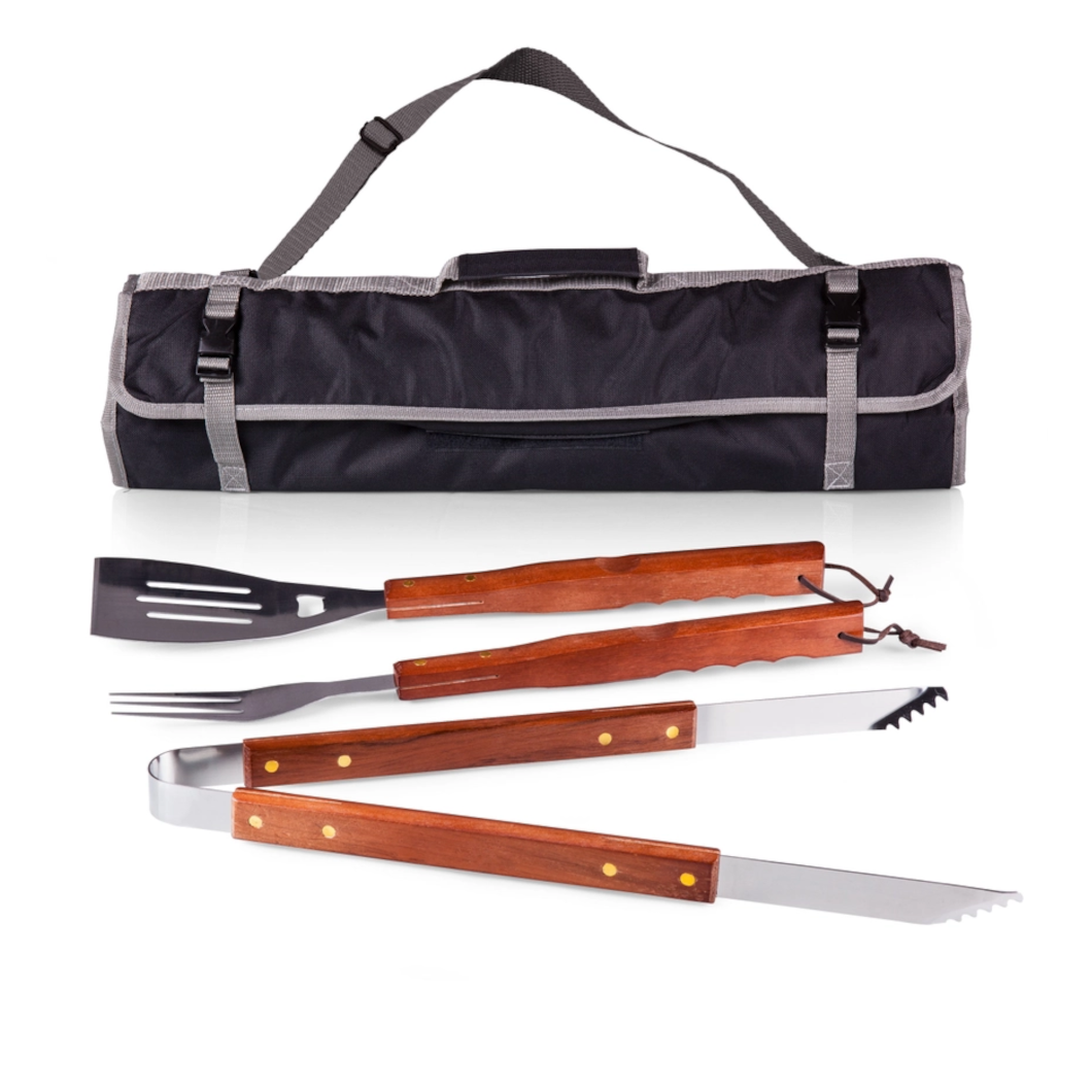 3-Piece BBQ Tool Tote Set